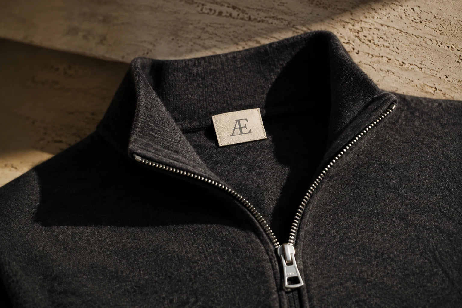 Collar and embroidery detail