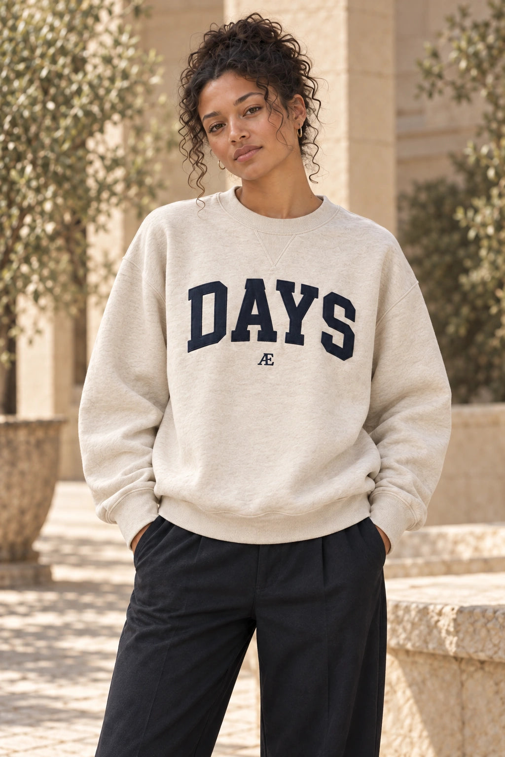 DAYS Crew on a model